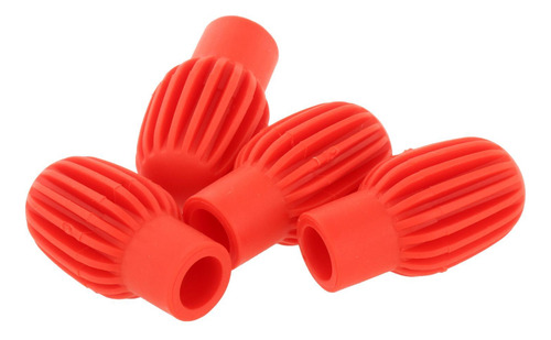 Paquete De 4 Puntas De Práctica De Silencio De Tambor Rojo
