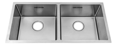 Lavaplatos De Submontar Doble Challenger Lv 3786/ Acero Inox