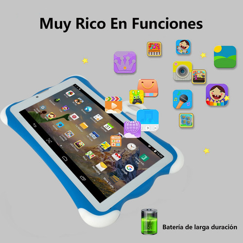 Tablet Infantil Android De 7 Polegadas De 64 Gb Com Capa Sim