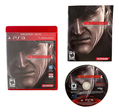 Metal Gear Solid 4 Guns Of The Patriots Playstation 3 Ps3 