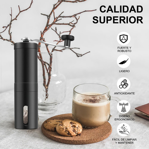 Molino Para Cafe Manual Molinillo De Cafe Acero Inoxidable