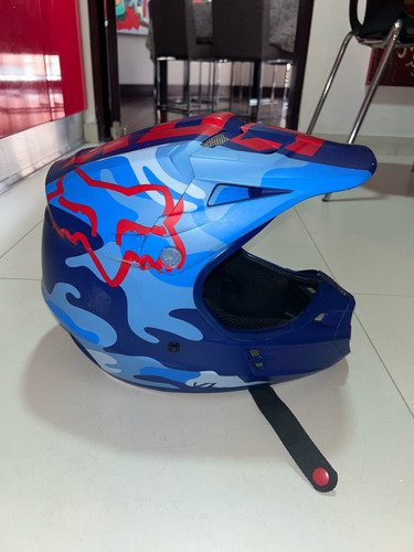 Casco De Motocross Fox V1 Camo - Incluye Dos Gafas Y Guantes