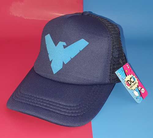 Gorra Trucker Nightwing Teen Titan Dick Grayson Dos Caras