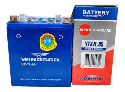 Bateria De Gel Para Moto Ytx7l-bs Libre De Mantenimiento