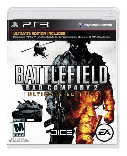 Juego multimedia físico Battlefield Bad Company 2 para Ps3