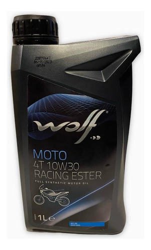 Aceite Wolf 4t 10w30 Full Sintetico Motos Racing 