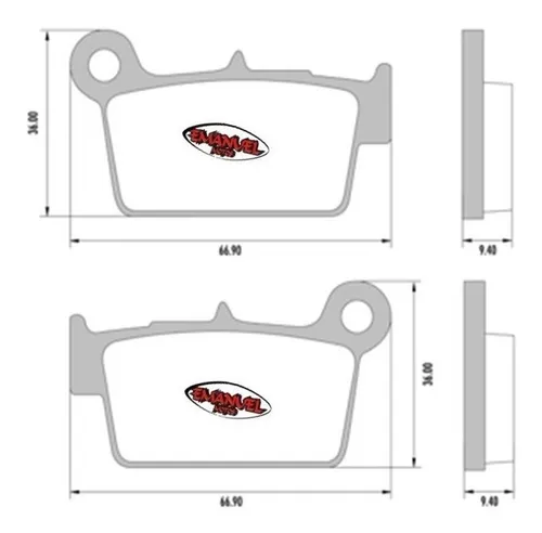 Pastillas Freno Frasle T.m. Mx 85 (big Wheel)