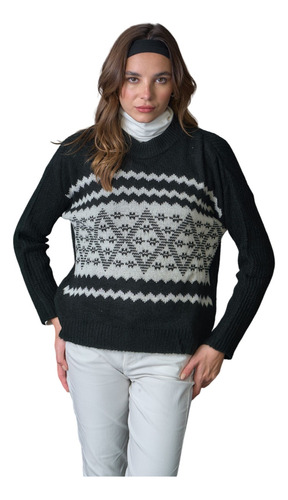 Sweater Diamond - S4804 Mujer Prussia