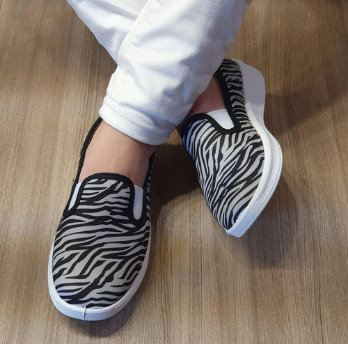 Zapatillas Doona Pancha Estampadas Anchas Para Mujer