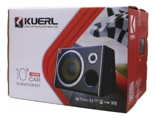 Subwoofer Kuerl 1500 W + Kit Instalación ::: H & L Motor