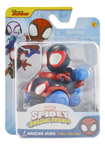 Spidey - Mini Veículo Miles Morales De 6cm