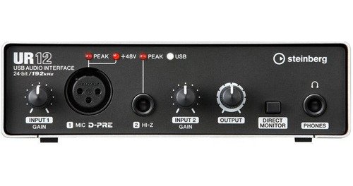 Interfaz De Audio Usb 2x2 Ch I/o, Con 1 D-pre @192khz Steinb