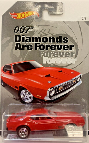 Hot Wheels 007 Diamonds Are Forever '71 Mustang Mach1 2/5 