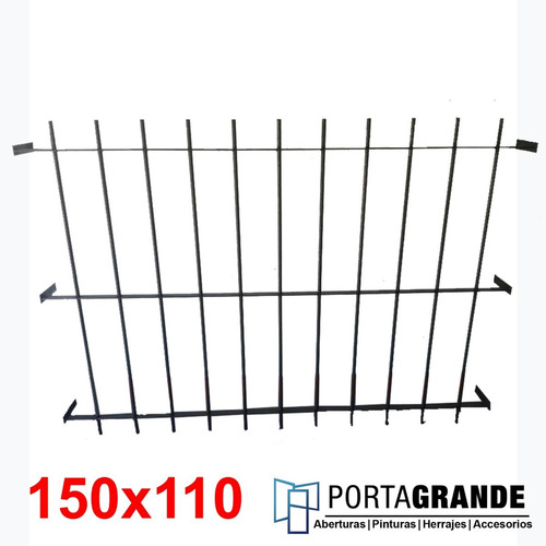 Reja Para Ventana 150x110 Barrote Hierro Del 12