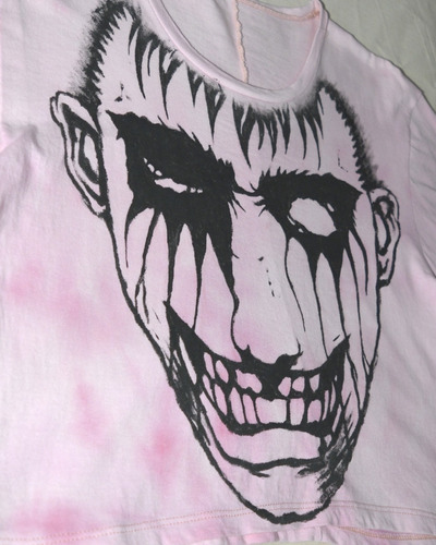 Imagen 3 de 4 de Croptop Guts Berserk Anime Prelavado Desgastado Caustico