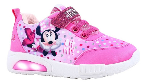 Zapatillas Disney Minnie Mouse Con Luces Footy Linea Pop