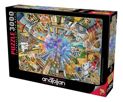 Anatolian Puzzle - 360 Mundo, 3000 Piezas Rompecabezas 4916