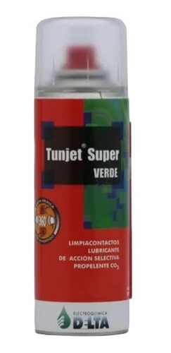 Limpia Contactos Lubricante Tunjet Super Verde Delta 230g