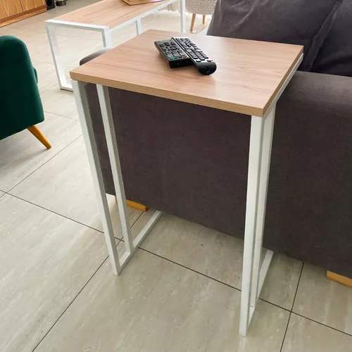 MESA AVE AUXILIAR DE ARRIME PARA SILLON ESTILO INDUSTRIAL 75H PARAISO.