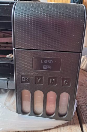 Impressora Epson Ecotank L3150 ( Cabeça Impressão Queimada ) Preto
