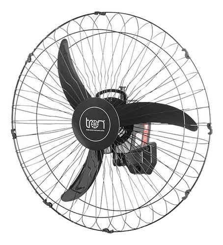 Ventilador De Parede 60cm Preto 140w Bivolt Silencioso