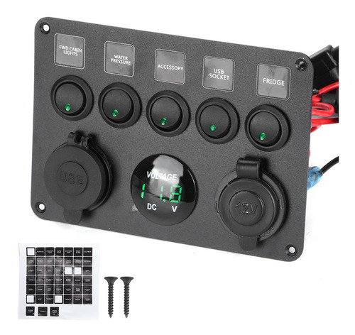 Voltímetro De Interruptor Modificado De 5 Bits Para Lancha M