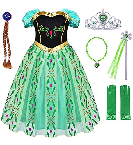Avady Disfraz De Princesa Para Niñas De 2 A 10 Años