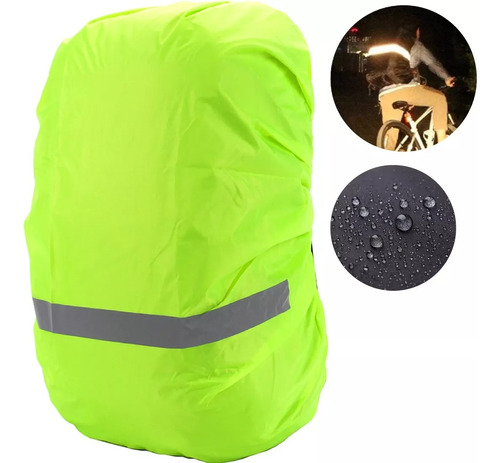 Cubre Mochila Trekking Bolso Impermeable Outdoor 60 A 90 Lts