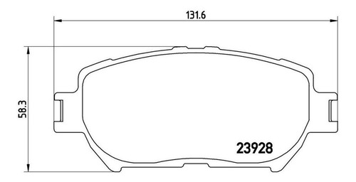 Balatas Brembo (d) Low Toyota Camry 02-07 Lexus Is250 09-15