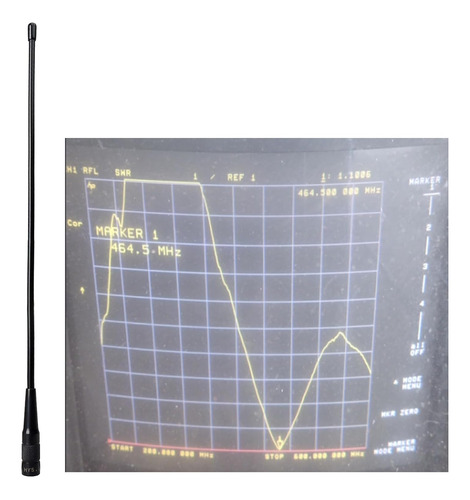 Antena Sma-macho Gmrs Ht 14.17 Pulgadas, Uhf 462-467mhz Ante