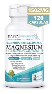 Treonato De Magnesio L-threonate Magtein Vitamina Cerebral