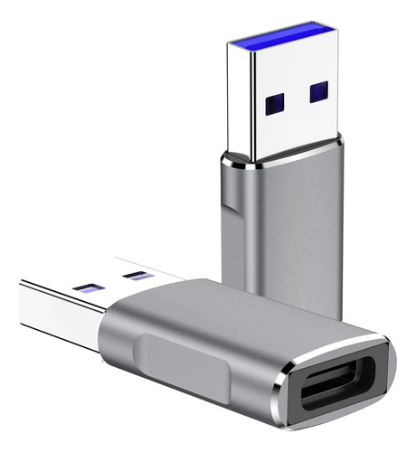 Qces Adaptador Usb C Hembra A Usb Macho De 10 Gbps, Paquete.