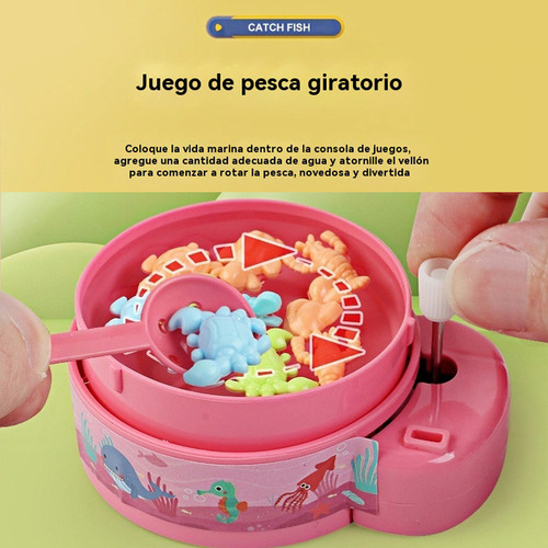 Mini Consola De Pesca Con Reloj En La Cadena