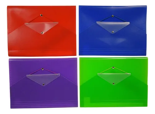 Carpeta Con Compartimentos Plastica Para Documentos
