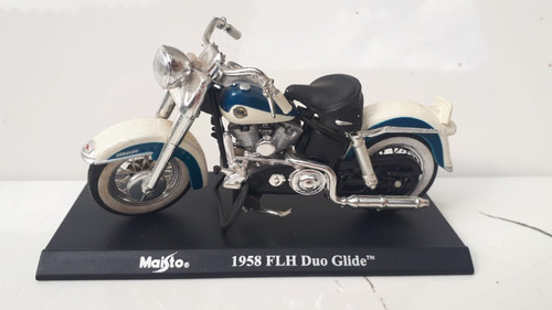 Miniatura Moto Harley-davidson 1958 Duo Glide -1:18 Maisto