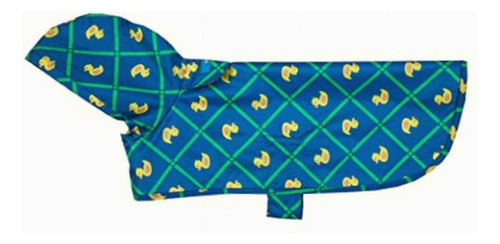 Rc Pet Products Impermeable De Lluvia Plegable Para Perro, Color Pato De Goma