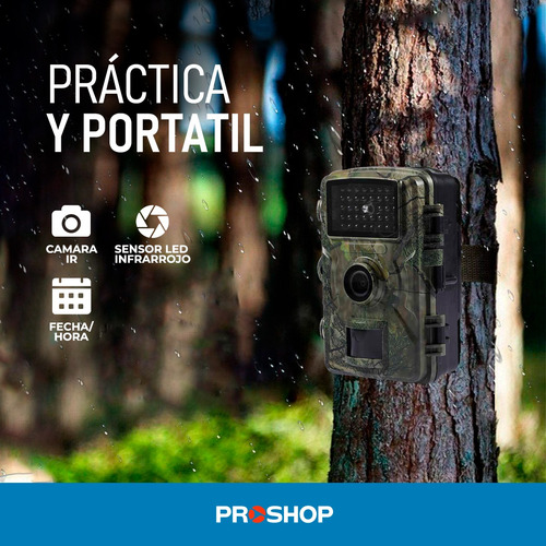 Camara Vigilancia Seguridad Caza Caceria Infrarroja Oculta ! Verde Oscuro