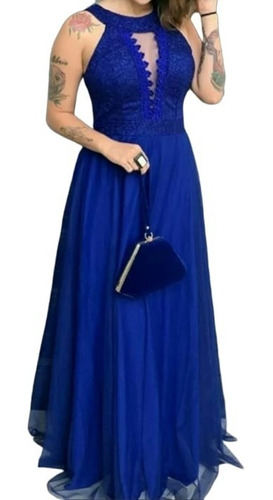 vestido para madrinha cor azul