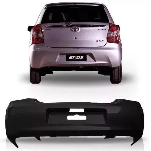 Paragolpes P/ Toyota Etios 2013 14 15 2016 Trasero 5 Puertas