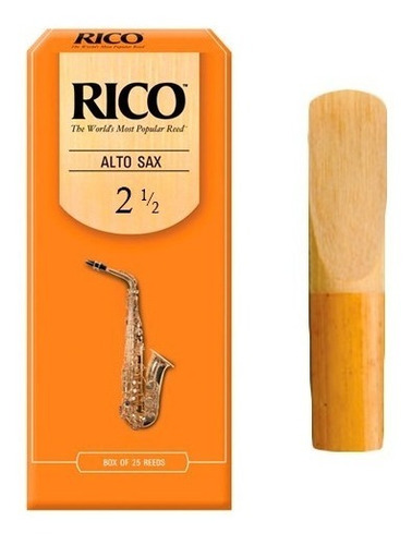 Caña Rico Saxofón Alto 2,5 Rja1025