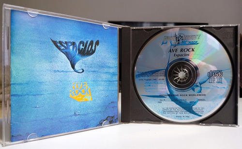 Cd Ave Rock - Espacios - Ed Progressive Rock - Exc - Edfargz