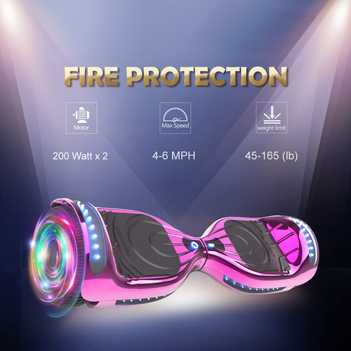 Hoverstar Patineta Hoverboard Versión Hs2.0 Color Cromado