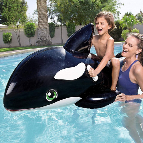 Ballena Orca Inflable Flotador Gigante Infantil Bestway