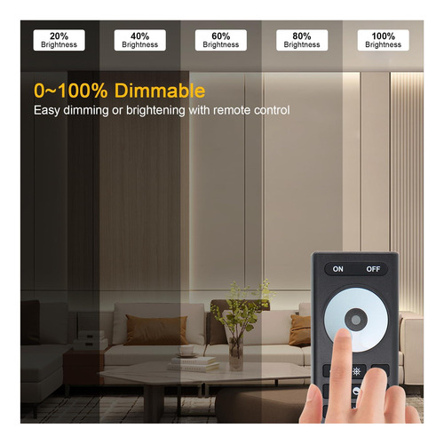 Maliigaza 24g Remoto De Rf Inalámbrico Para Luz Led De De 4