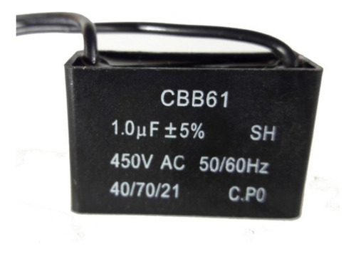 Capacitor 1uf 450v Aire Acondicionado Pack 10