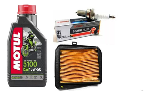 Kit Service Aceite Motul Con Bujia Cg Titan 150 New Honda