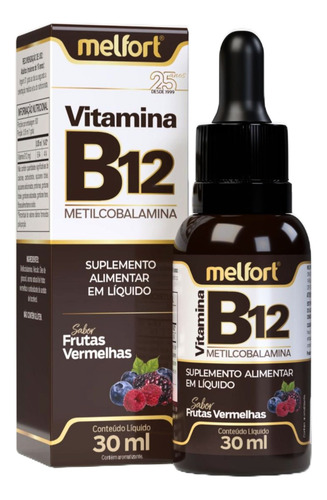 Vitamina B12 Metilcobalamina + Vitamina D3 Com Vitamina K2