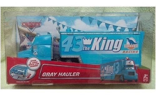 Cars Trailer Rey Gray The King Hauler 43 (no Incluye Carrito