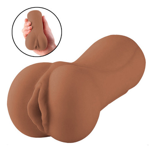 Masturbador masculino, chupada, vagina, vagina, masturbación con la mano, excita, color marrón