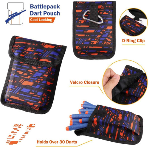 Imagen 3 de 6 de Uwantme Kit De Chaleco Táctico Para Pistolas Nerf